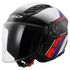LS2 OF616 Airflow II Rush Motorcycle Helmet - White/Blue/Red